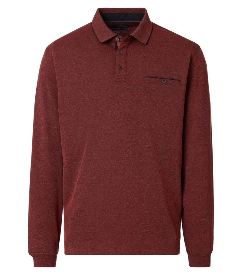 Polo-Shirt Langarm
