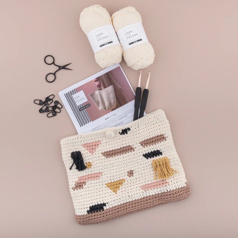 Häkelanleitung „Yarn and Colors Perky Pouch“ (digital)