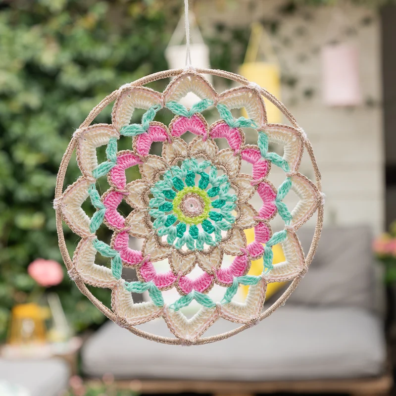 Häkelanleitung „Yarn and Colors Garden Party Mandala“ (digital)