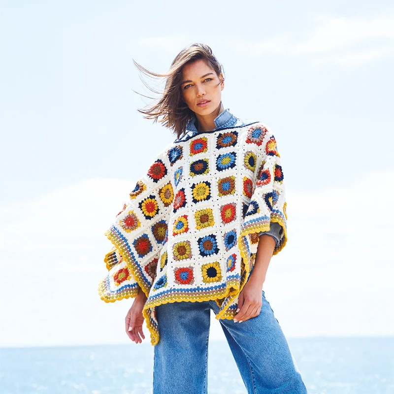 Stylecraft Poncho nach dem Muster „DK MAL“ (digital)
