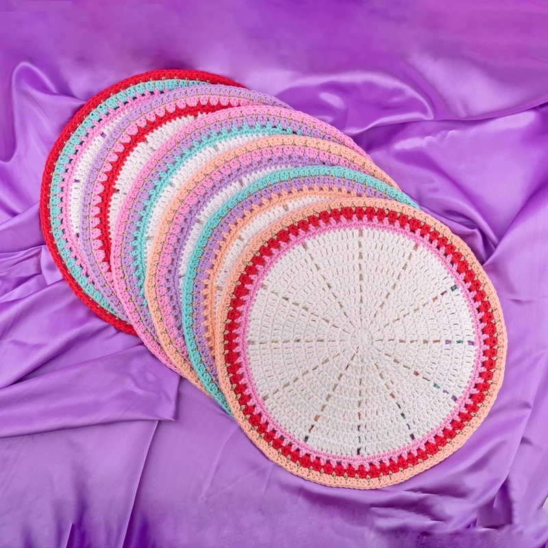 Häkelanleitung „Yarn and Colors Colorful Christmas Placemats“ (digital)