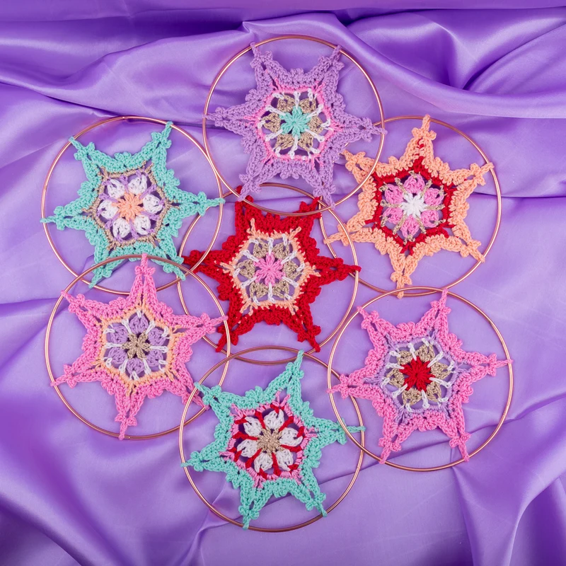 Häkelanleitung „Yarn and Colors Colorful Christmas Star“ (digital)