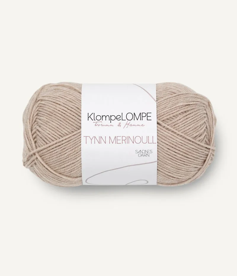 KLOMPELOMPE TYNN MERINOULL SANDNES GARN
