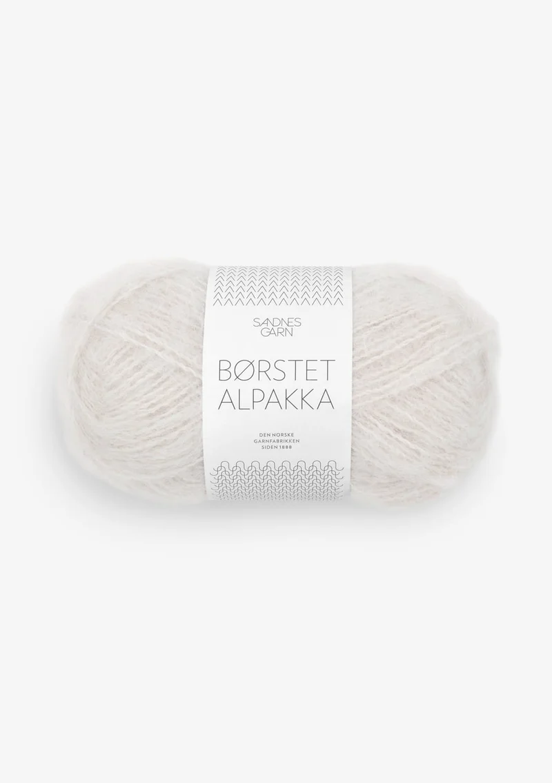 BORSTET ALPAKKA SANDNES GARN
