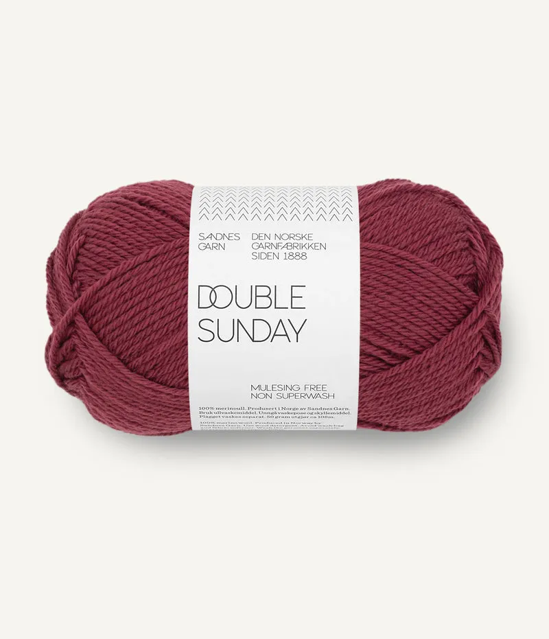 DOUBLE SUNDAY SANDNES GARN
