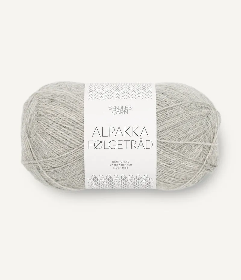 ALPAKKA FOLGETRAD SANDNES GARN