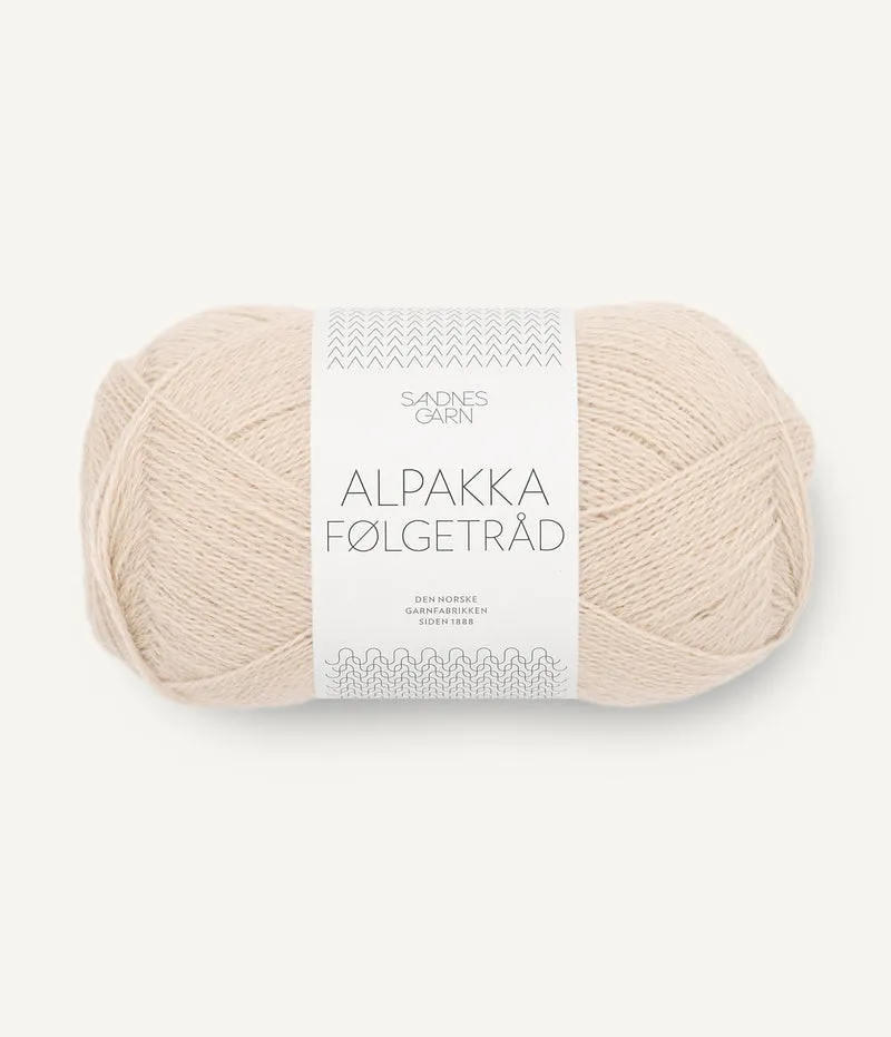 ALPAKKA FOLGETRAD SANDNES GARN