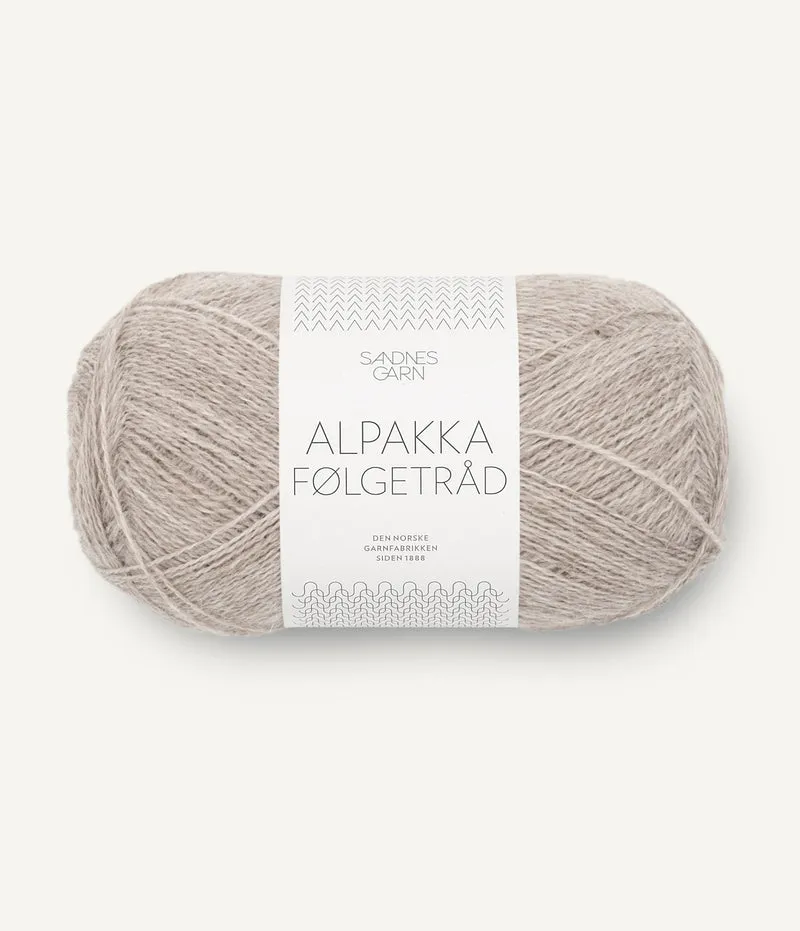 ALPAKKA FOLGETRAD SANDNES GARN