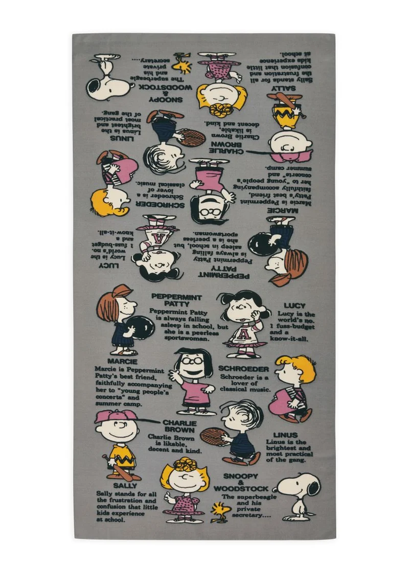 Schal mit Peanuts-Charakteren