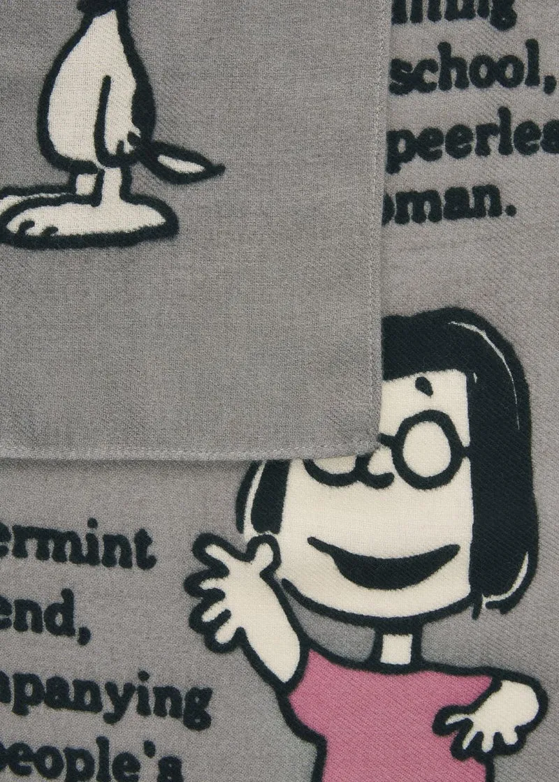 Schal mit Peanuts-Charakteren