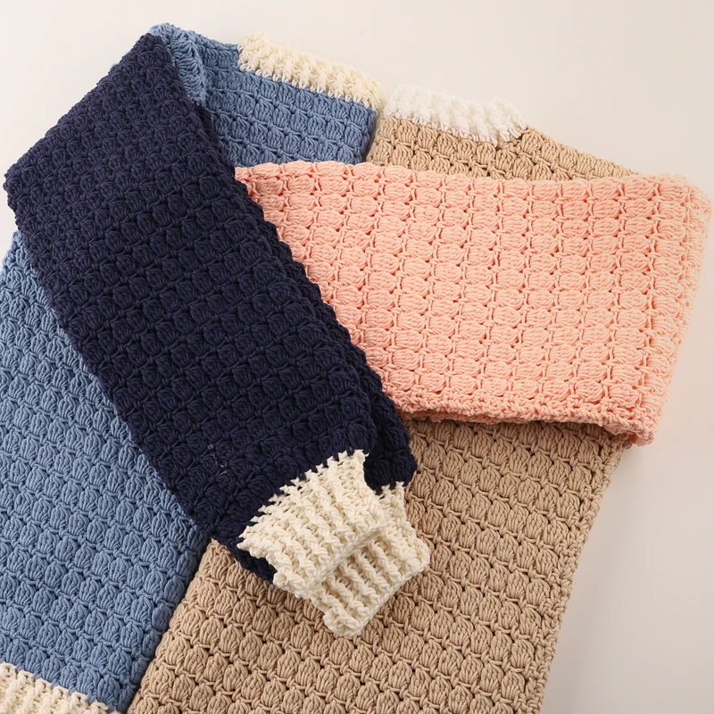 Yarn and Colors Colorblock-Pullover – Häkelanleitung (digital)