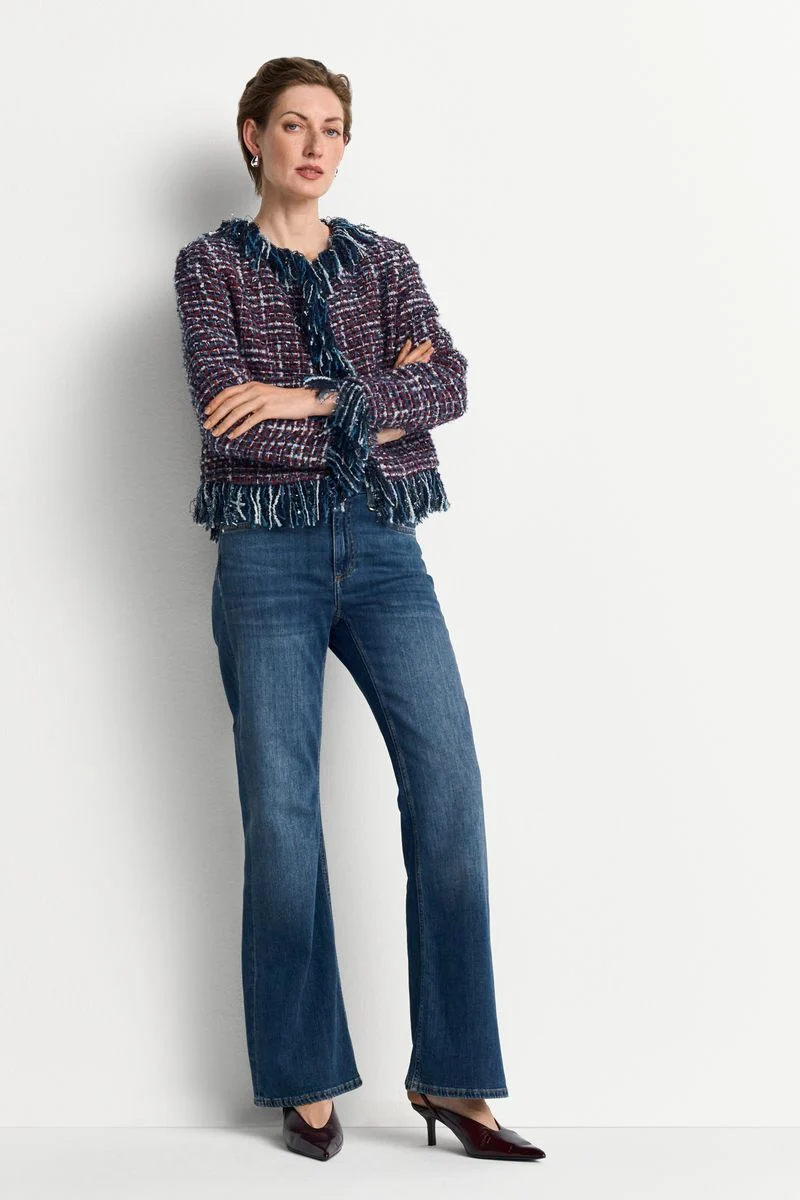 Fringed Boucle Jacket