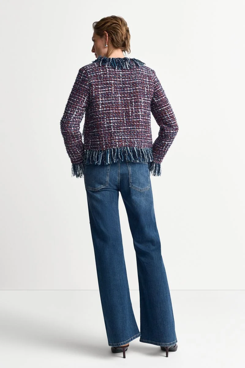 Fringed Boucle Jacket