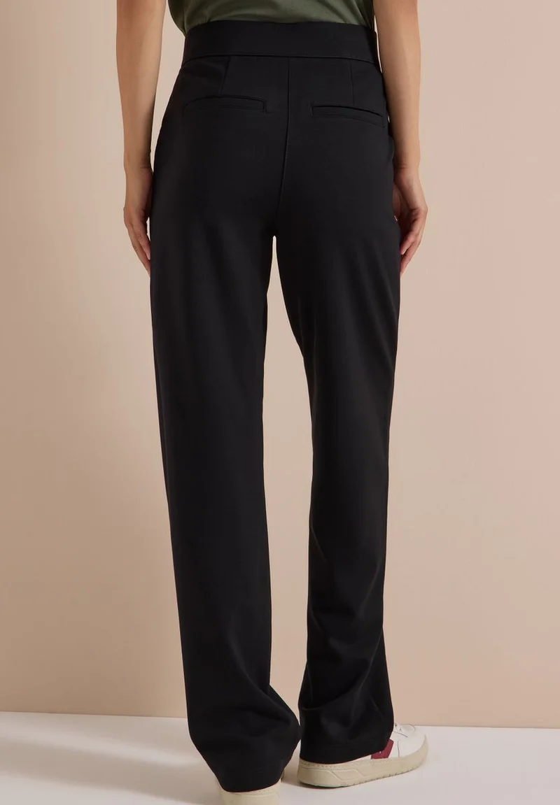 High Waist Straight Leg Hose im Loose Fit