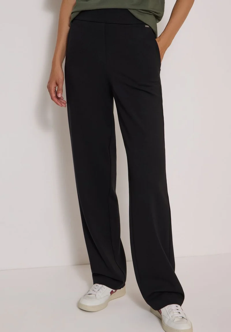 High Waist Straight Leg Hose im Loose Fit