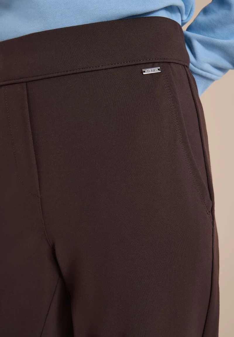 High Waist Straight Leg Hose im Loose Fit