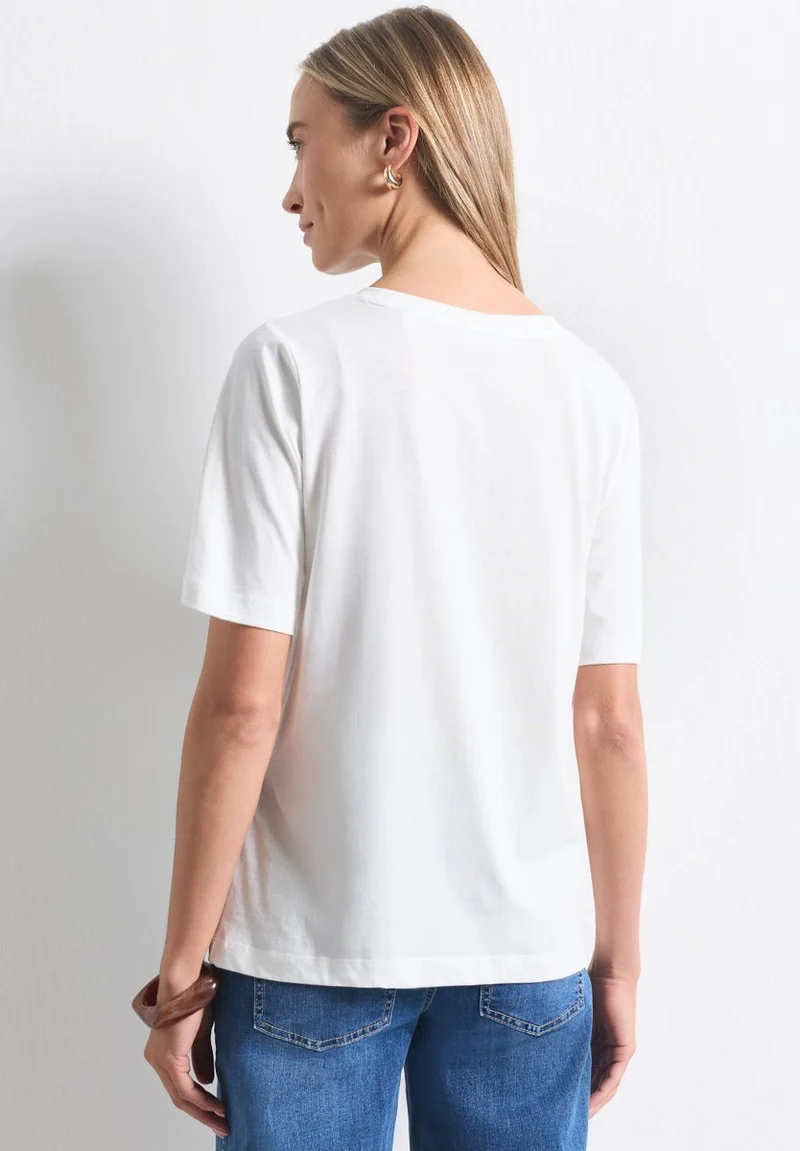 T-Shirt mit Rundhals und Fotoprint