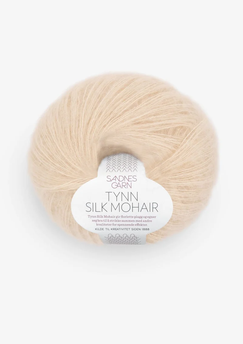 TYNN SILK MOHAIR SANDNES GARN