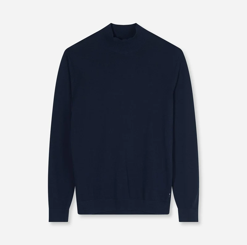 Mock Neck Strick
