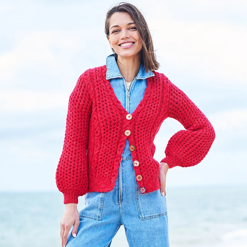 Stylecraft-Strickanleitung „Relove Cardigan and Waistcoat“ (2 Modelle)
