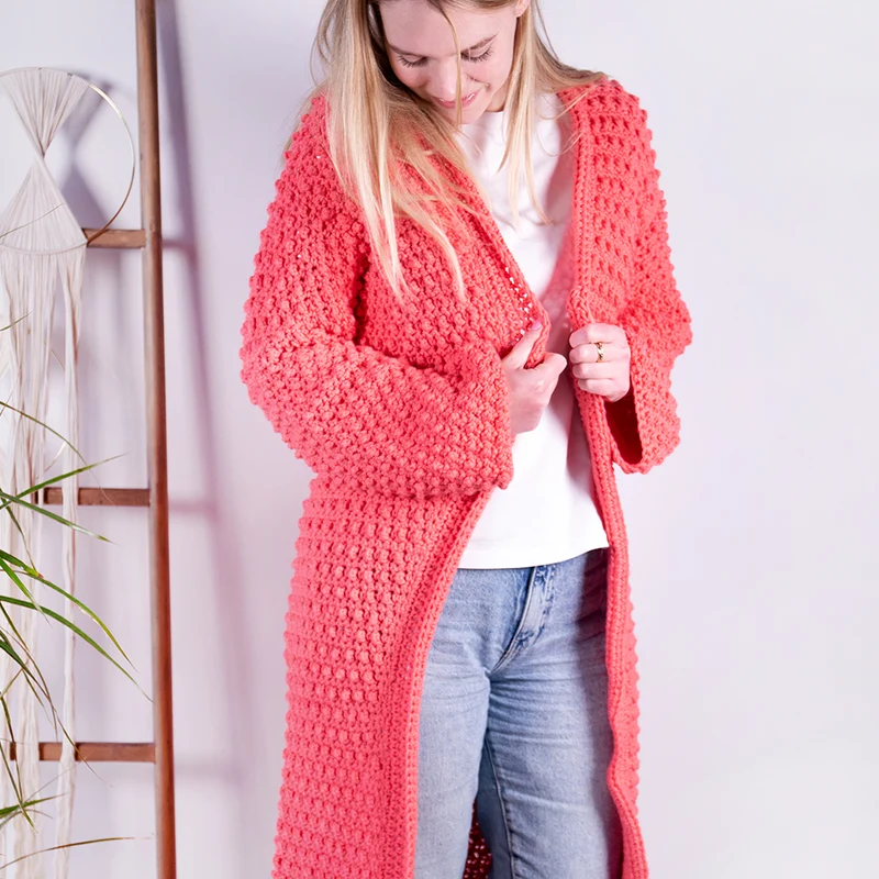 Knipmode Maxi-Jacke – Häkelpaket