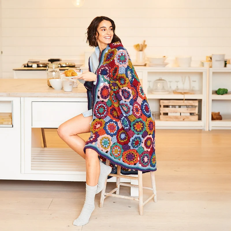 Stylecraft – Highlander Decke & Kissen-Häkelpaket