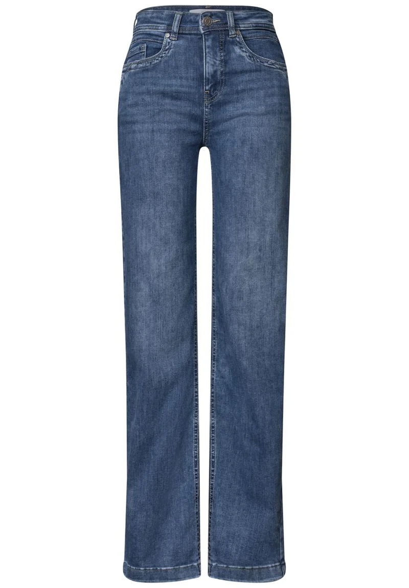 High Waist Wide Leg Jeans im Loose Fit