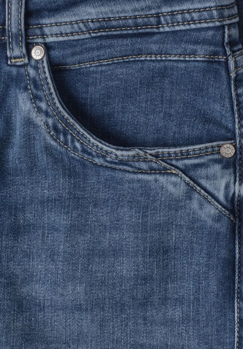 High Waist Wide Leg Jeans im Loose Fit