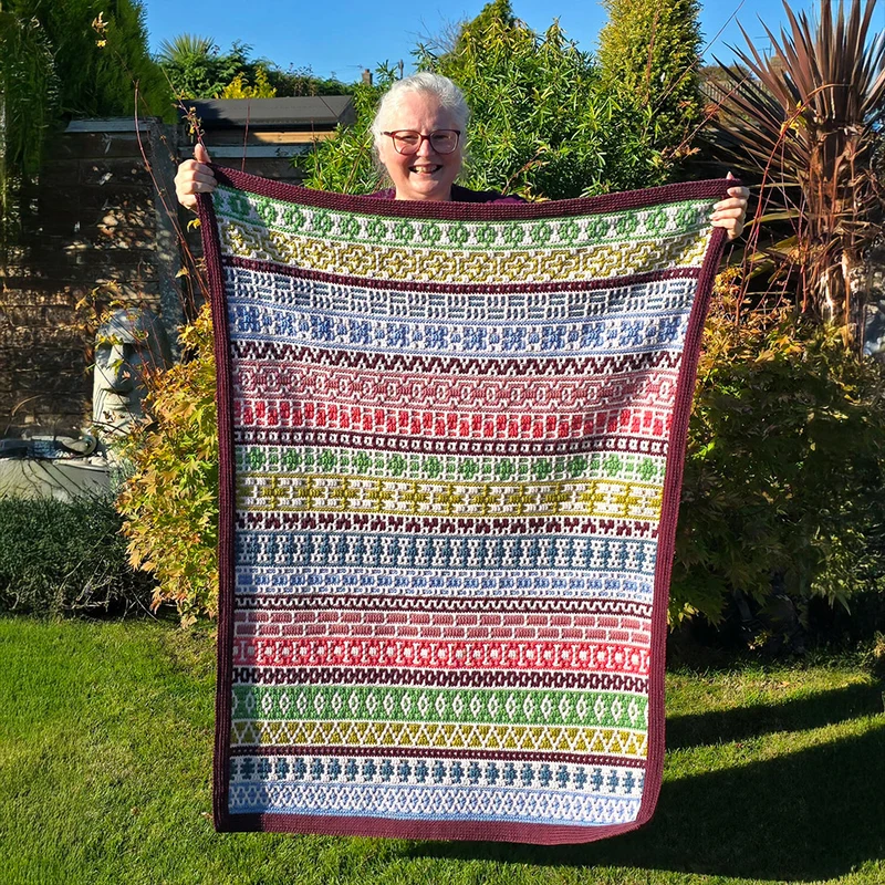 Abenteuer mit Overlay-Mosaik – Rosina Plane Garn- und Häkelpaket