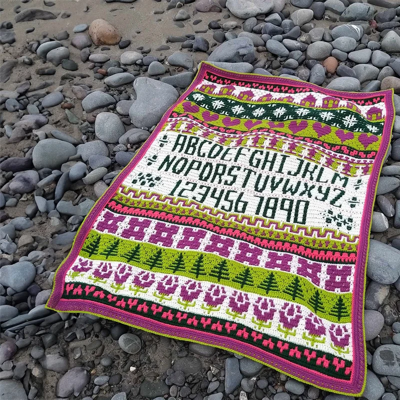 Lakenham Sampler Blanket – Garn- und Häkelpakete