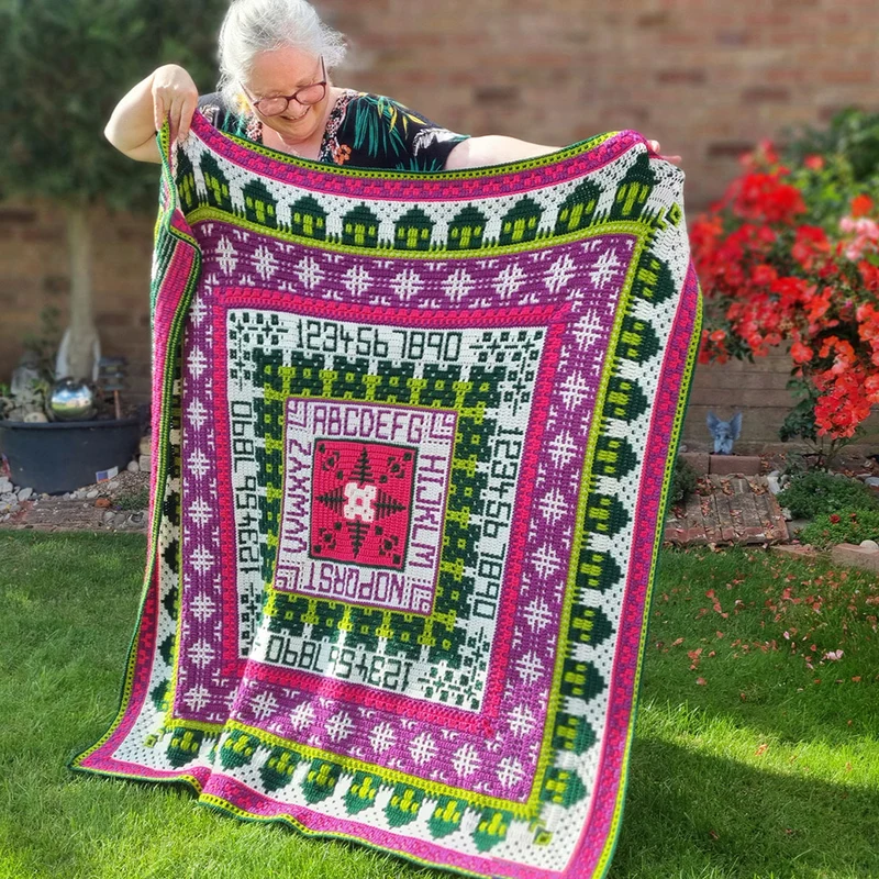 Rosina Plane – Mile Cross Sampler Blanket CAL: Garn- und Häkelpakete