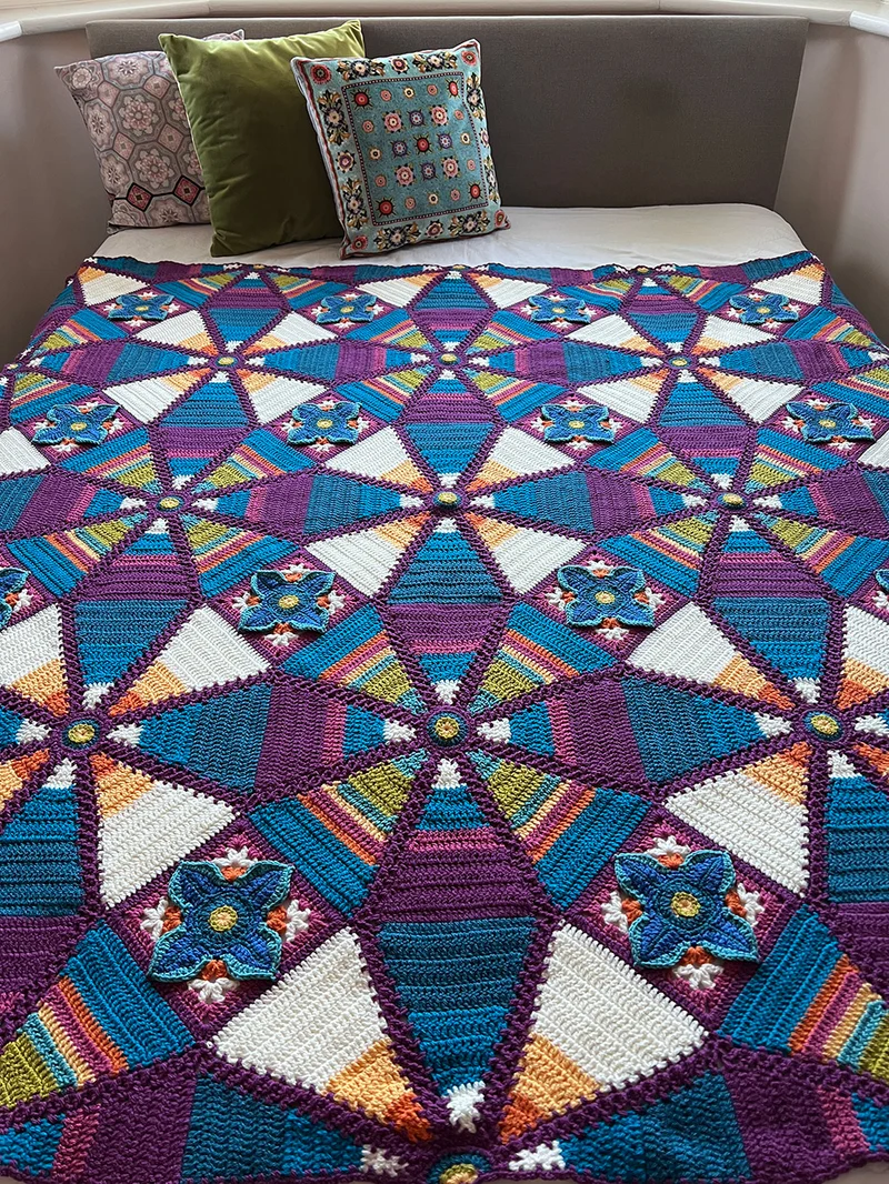 Royal Garden Blanket Special DK Häkelpaket – Janie Crow