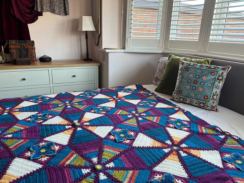 Royal Garden Blanket Special DK Häkelpaket – Janie Crow