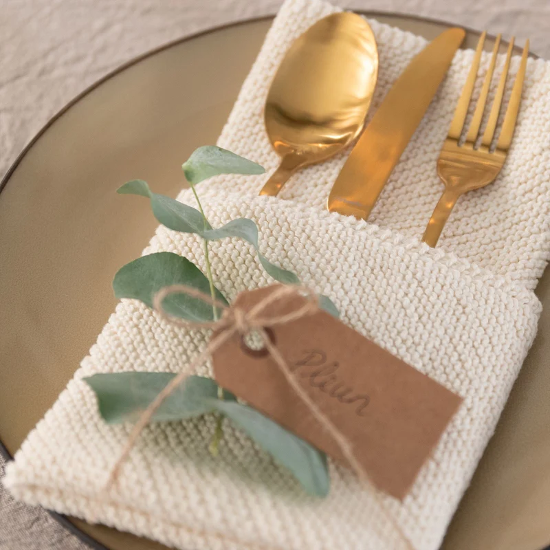 Strickanleitung „Yarn and Colors Favorite Napkins“