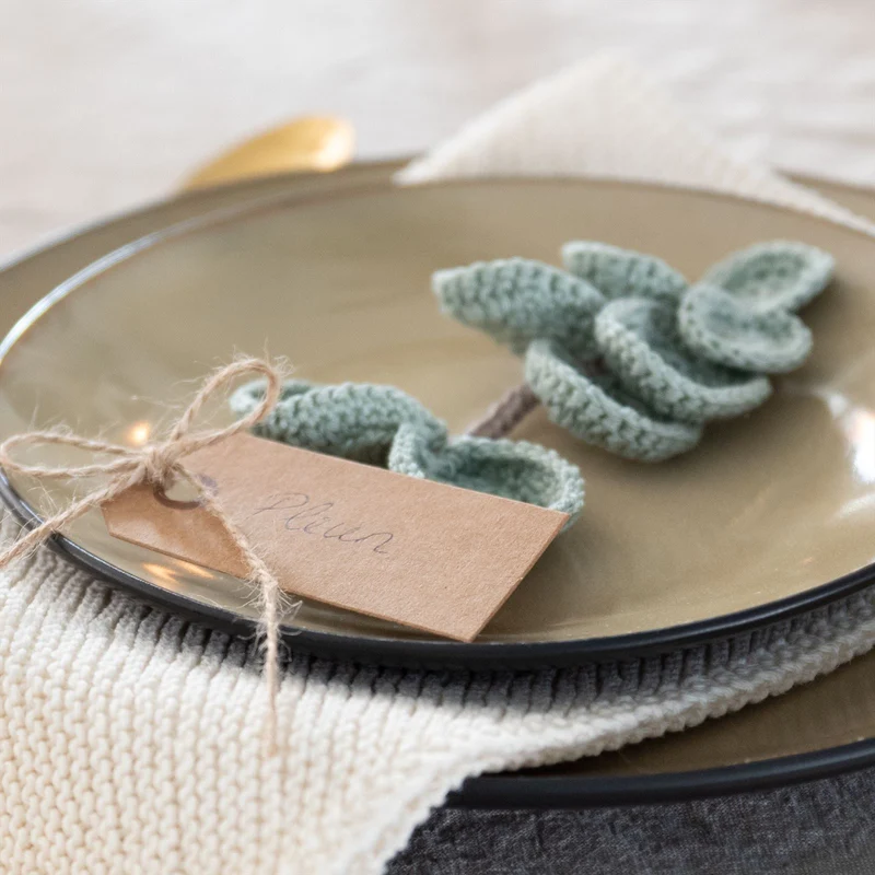 Strickanleitung „Yarn and Colors Favorite Napkins“