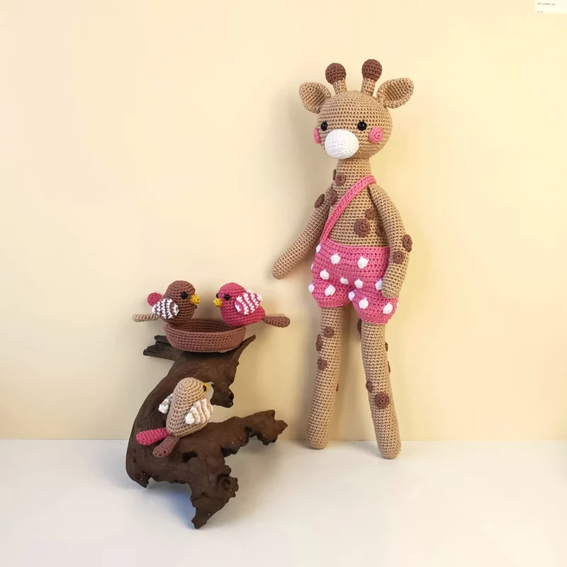 Häkelpaket „Giraffe Kaya“ – Mrs. Milly