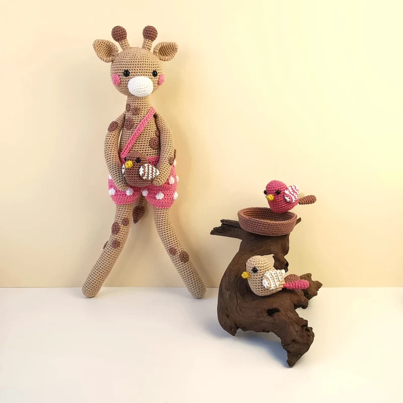 Häkelpaket „Giraffe Kaya“ – Mrs. Milly