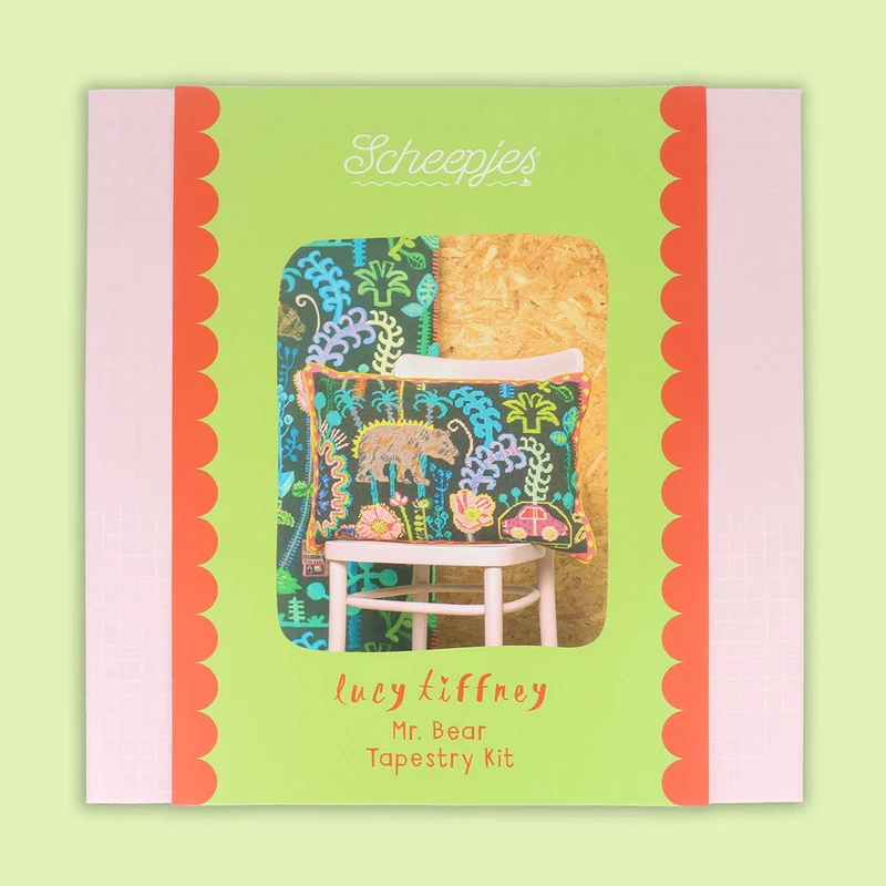 Scheepjes Lucy Tiffney Stick-Set 60 x 40 cm Mr. Bear