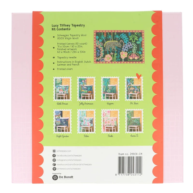 Scheepjes Lucy Tiffney Stick-Set 60 x 40 cm Mr. Bear