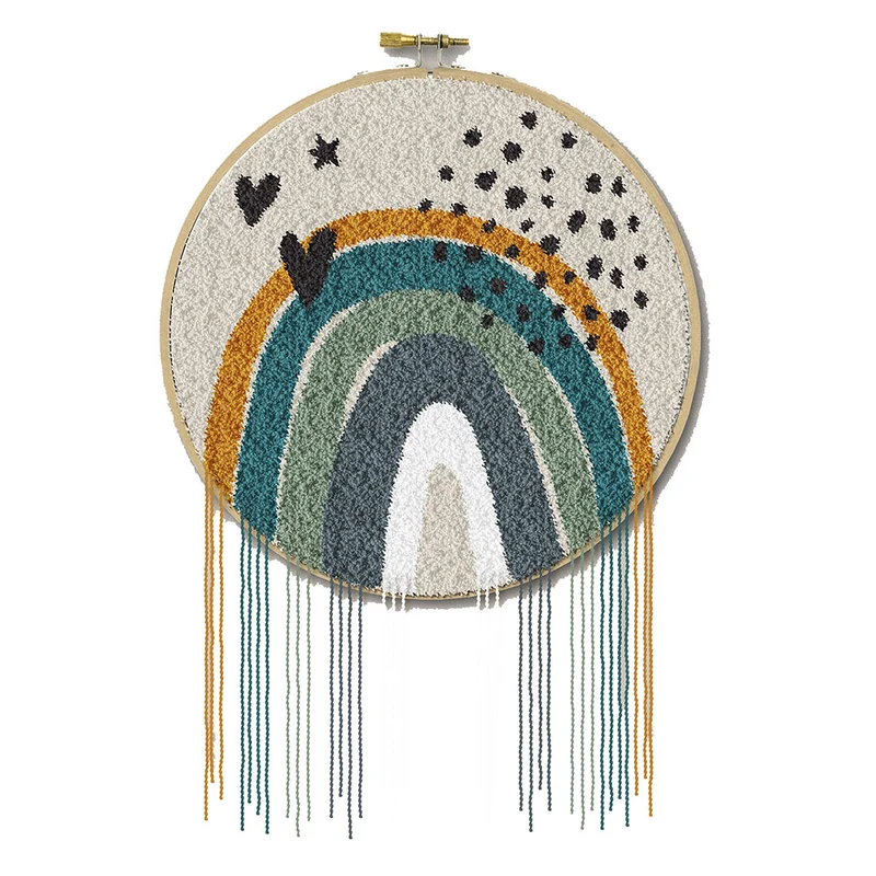 Restyle-Stanzset „Regenbogen“, 17,8 cm, rund – Farbe 300 Grün