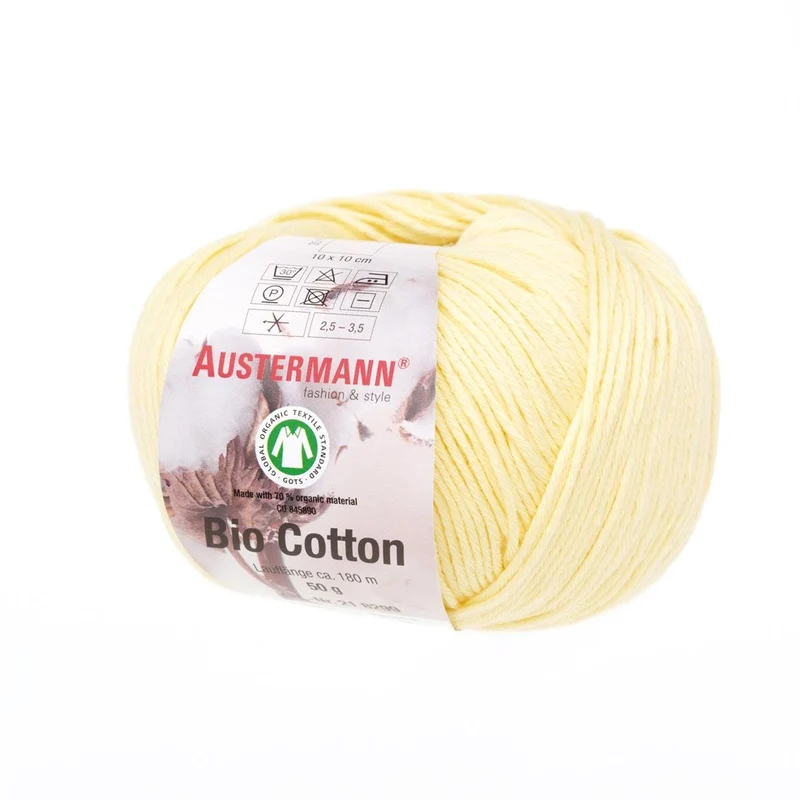 Gots Bio Cotton Uni | 180 M - 50 G | 12 - Mimose