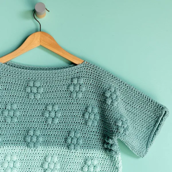Häkelanleitung „Yarn and Colors Spring Flowers Tee“ (digital)