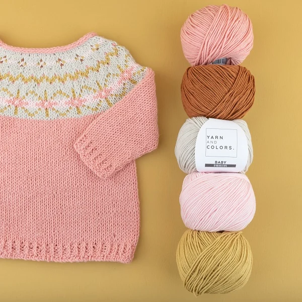 Strickanleitung „Yarn and Colors Hanna Sweater“ (digital)