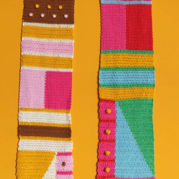 Häkelanleitung „Yarn and Colors Graphic Scarf“ (digital)