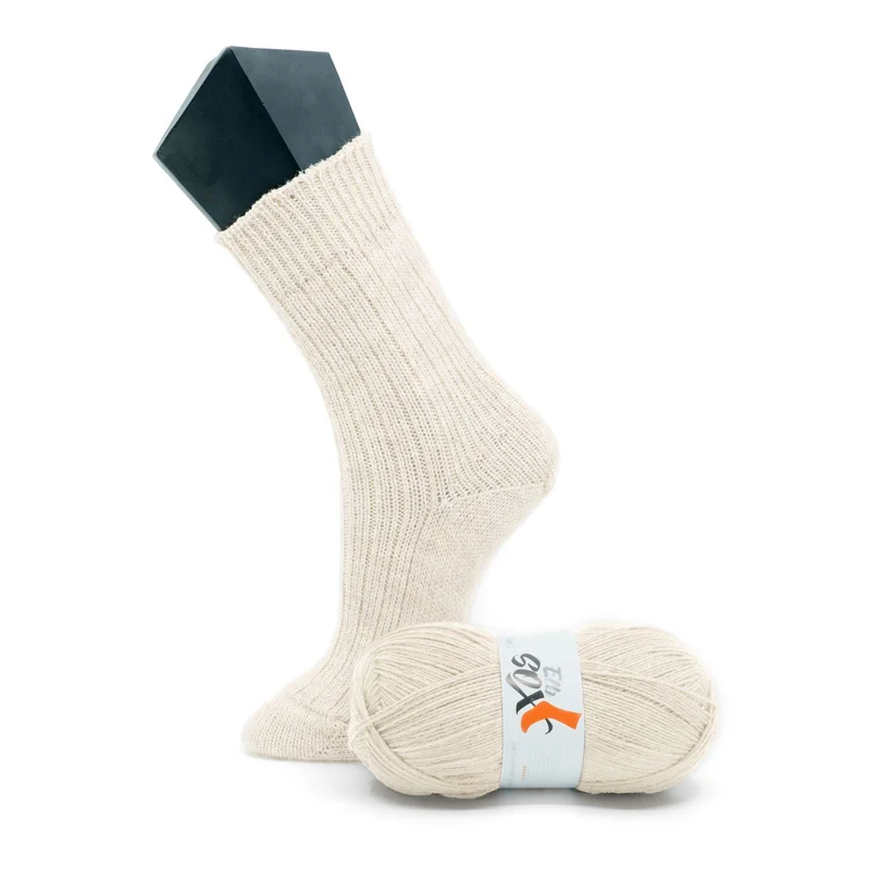 ElbSox Pier 4 | 100g Sockenwolle | 002 - Muschelweiß