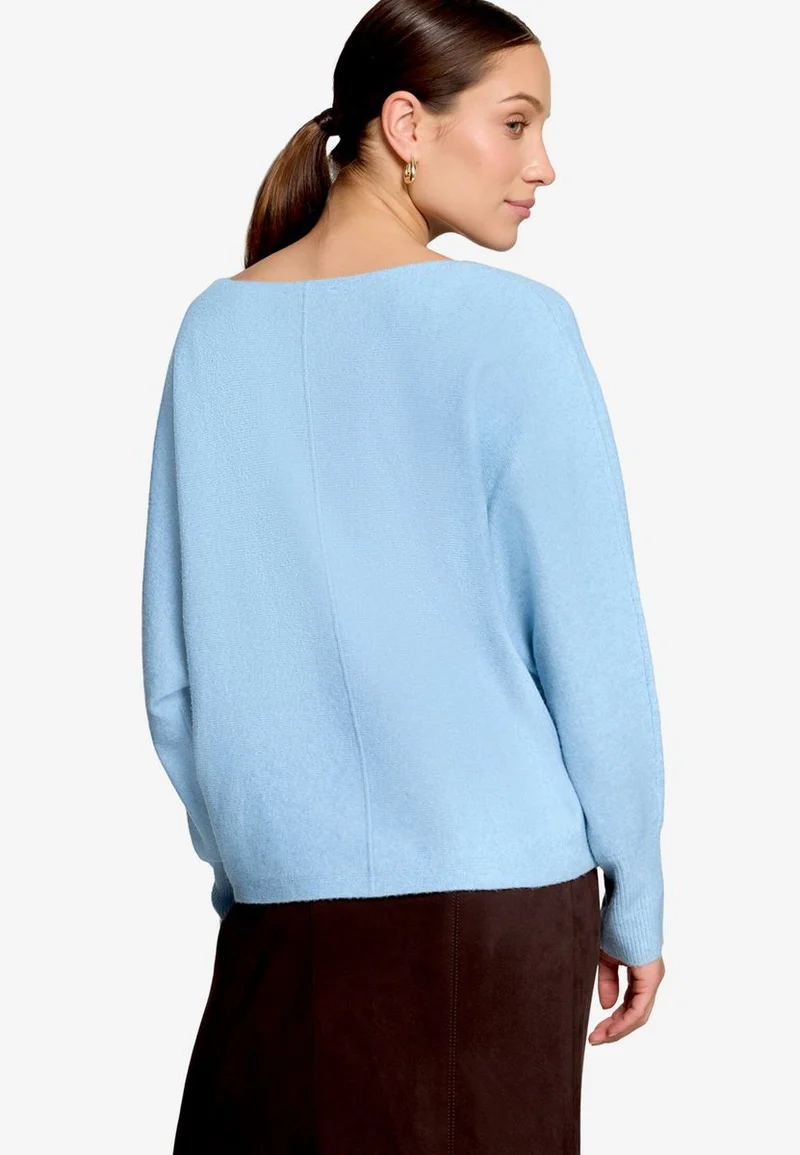 Strickpullover mit Fledermausärmeln