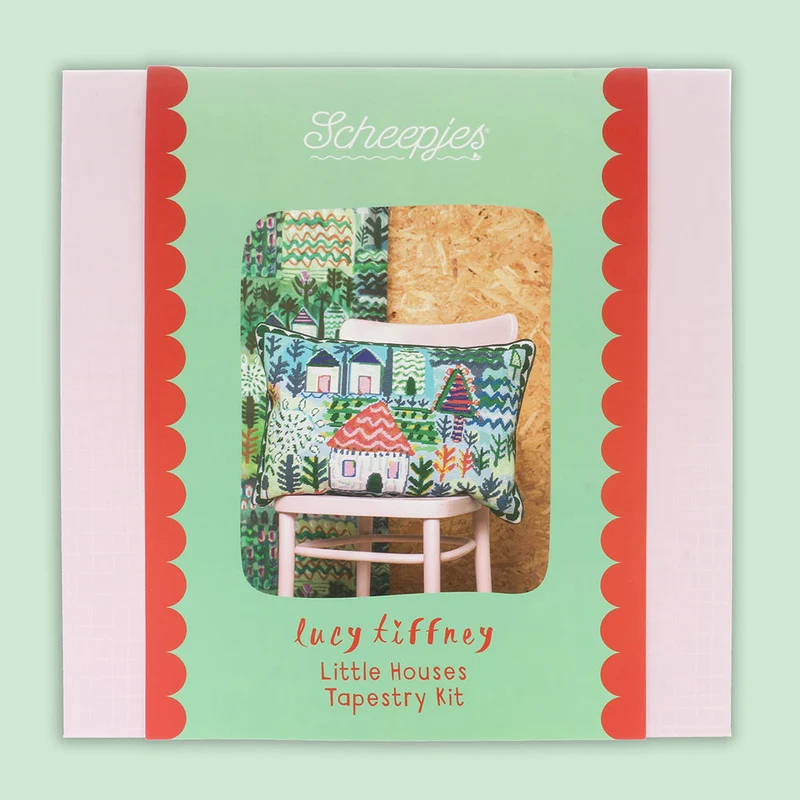 Scheepjes Lucy Tiffney Stick-Set 60 x 40 cm „Little Houses“