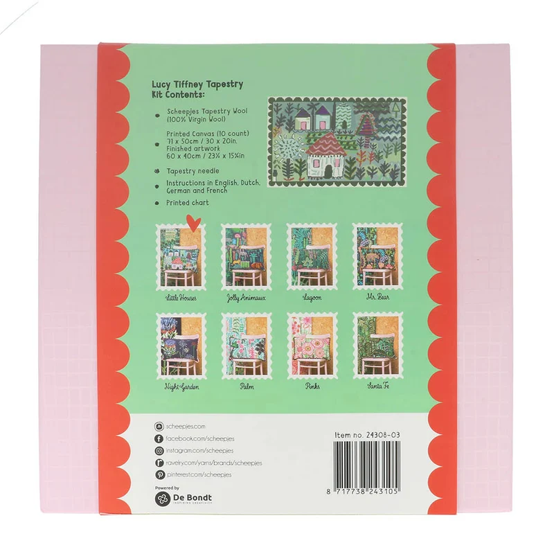Scheepjes Lucy Tiffney Stick-Set 60 x 40 cm „Little Houses“