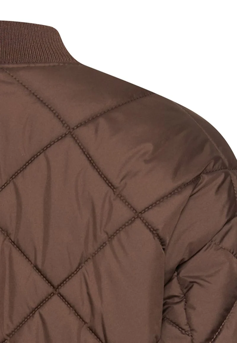Oversize Bomberjacke mit bedrucktem Futter