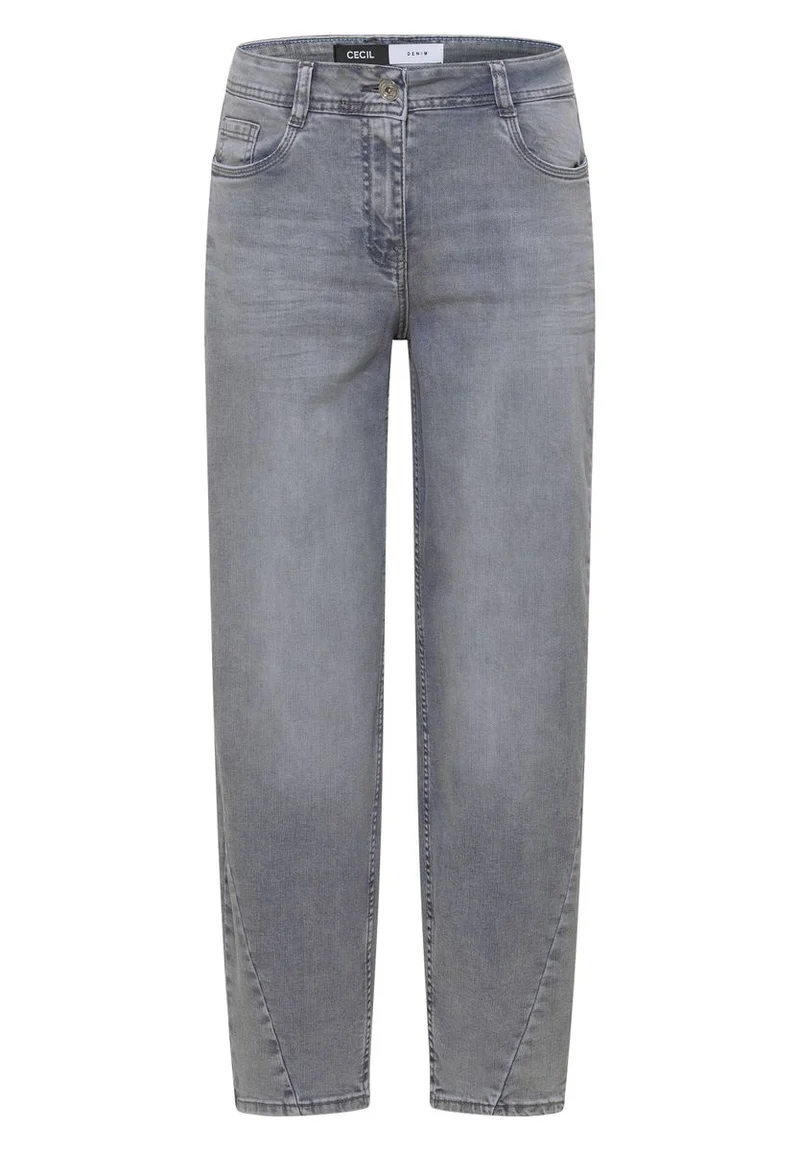 High Waist Barrel Leg Jeans im Loose Fit